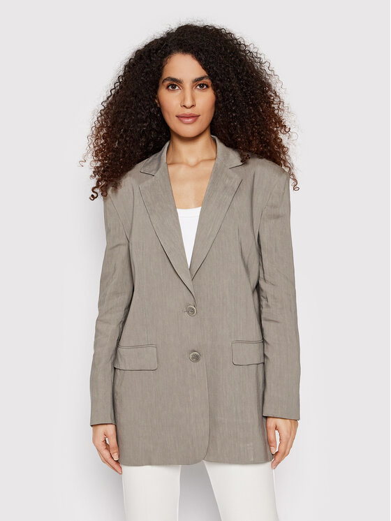 Marella Marella Giacca da abito Patty 30410125 Grigio Straight Fit