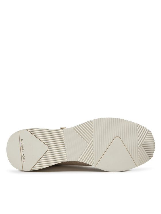 MICHAEL Michael Kors MICHAEL Michael Kors Sportcipők Wills Metallic Stretch Knit Trainer 43S3WIFS4D Bézs