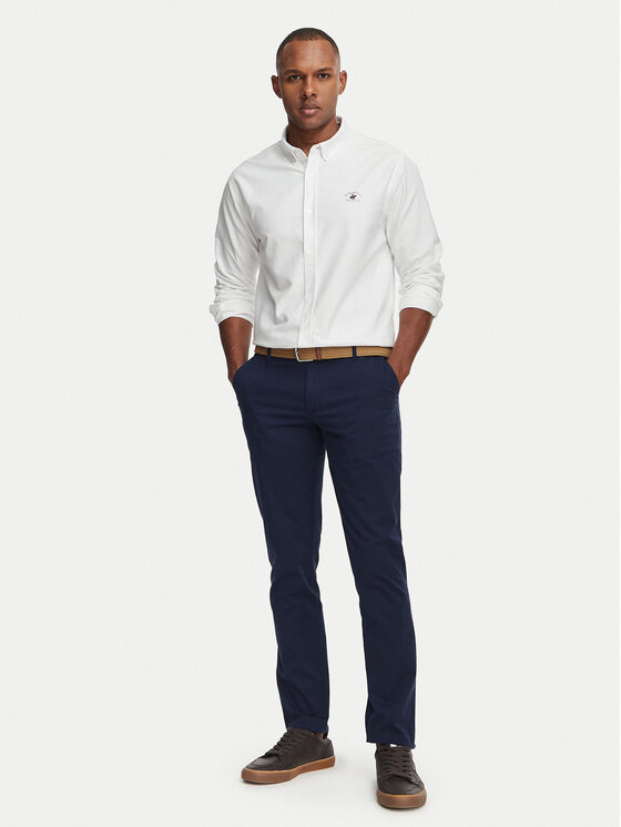 Beverly Hills Polo Club Beverly Hills Polo Club Παντελόνι Cargo P-SS26M-T450313 Σκούρο μπλε Regular Fit