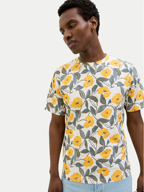 Jack & Jones Jack & Jones T-Shirt Almeria 12276912 Beżowy Regular Fit