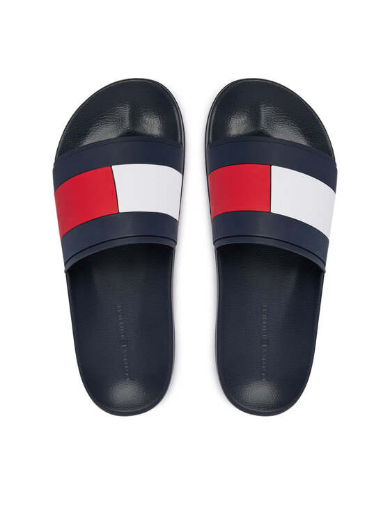 Tommy Hilfiger Tommy Hilfiger Natikače Core Hilfiger Flag Pool Slide FM0FM05798 Plava