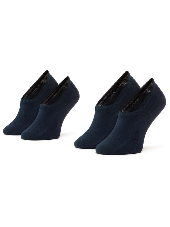 Tommy Hilfiger Tommy Hilfiger 2er-Set niedrige Damensocken 383024001 Dunkelblau