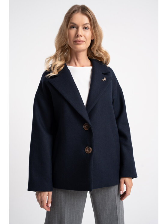 CLICK CLICK Μπουφάν μεταβατικό 71-0101 Σκούρο μπλε Comfortable Fit