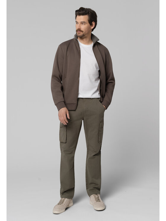 Volcano Volcano Bluza B-LAND Brązowy Regular Fit