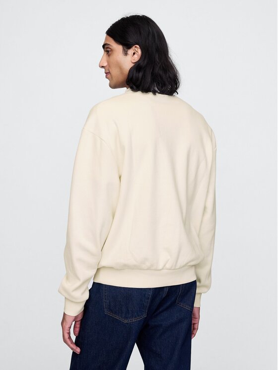 Gap Gap Bluza 586804-01 Beżowy Regular Fit