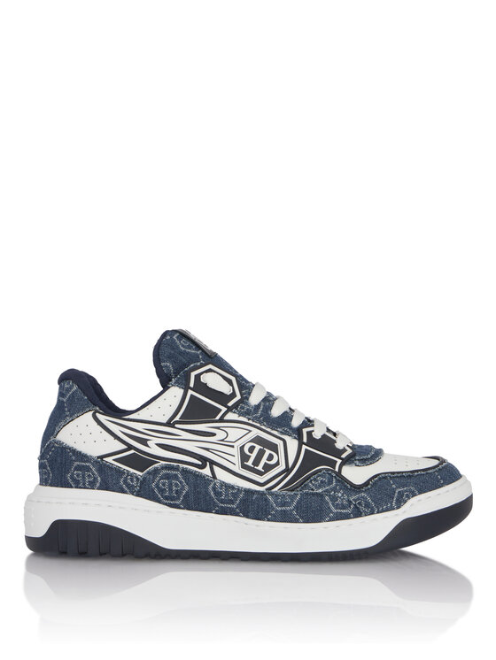 PHILIPP PLEIN PHILIPP PLEIN Sneakersy 29078 Błękitny