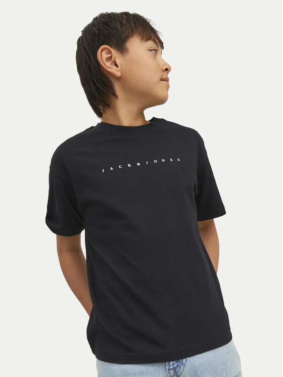 Jack&Jones Junior Jack&Jones Junior T-shirt Star 12237435 Crna Relaxed Fit