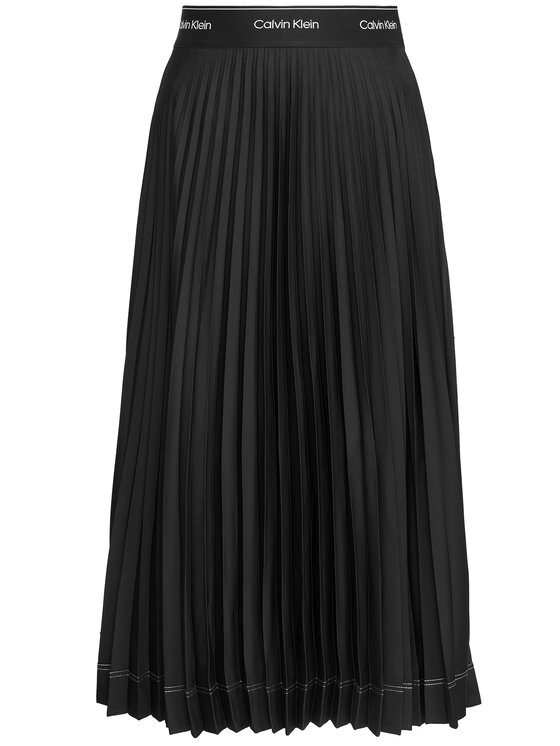 Calvin Klein Calvin Klein Gonna plissettata Sunray Pleat K20K202101 Nero Regular Fit