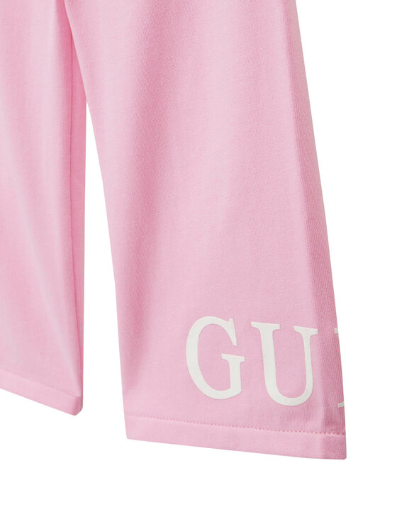 Guess Guess Spodnie dresowe K6RB01 KA6R4 Różowy Regular Fit