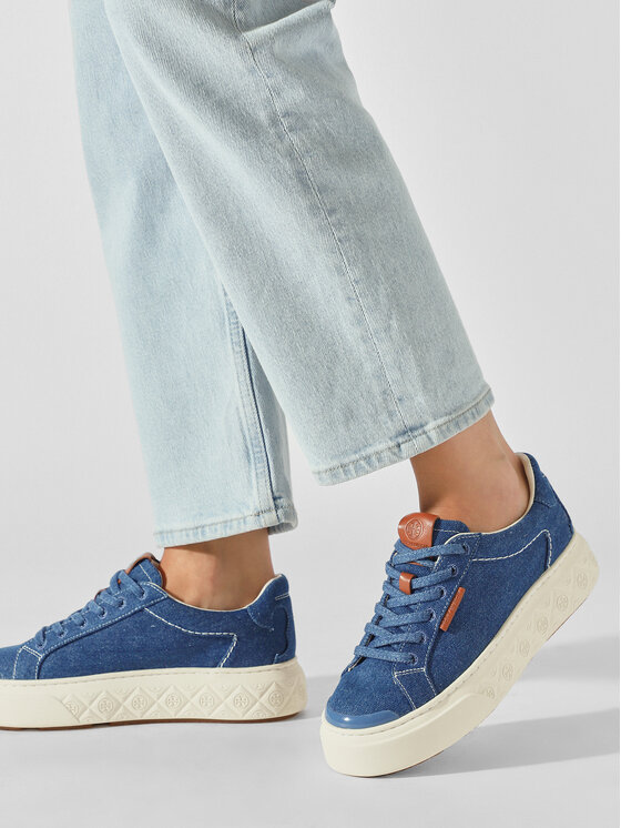 Tory Burch Tory Burch Sneakersy Ladybug Sneaker 150228 Modrá