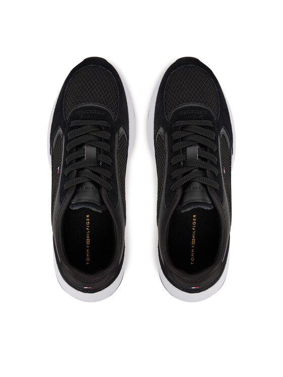 Tommy Hilfiger Tommy Hilfiger Sneakersy Sporty Runner FW0FW08644 Čierna