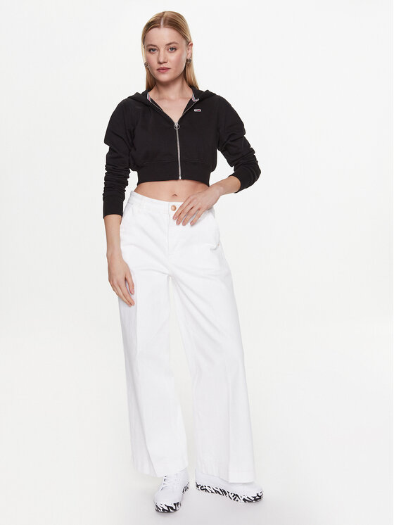 Tommy Jeans Tommy Jeans Mikina DW0DW15414 Čierna Regular Fit