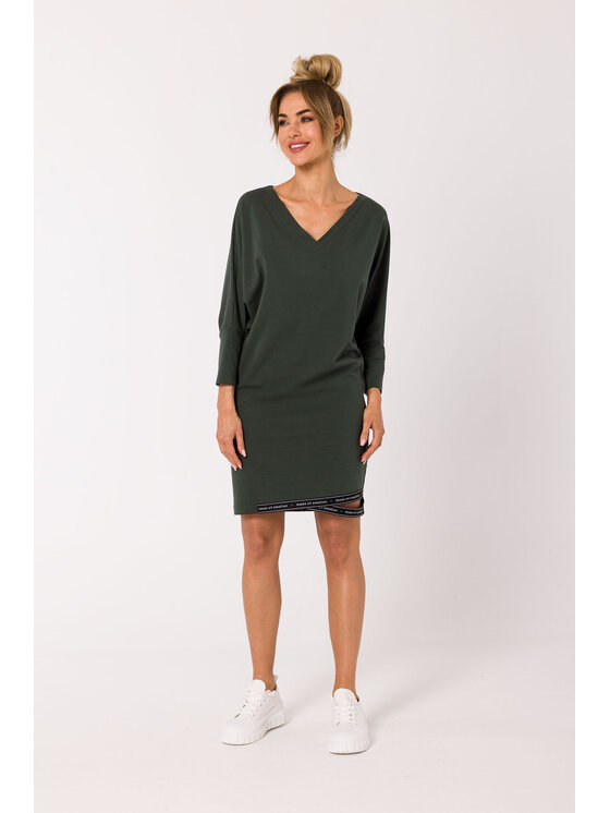 Made of Emotion Made of Emotion Vestito da giorno M732 Verde Premium Fit