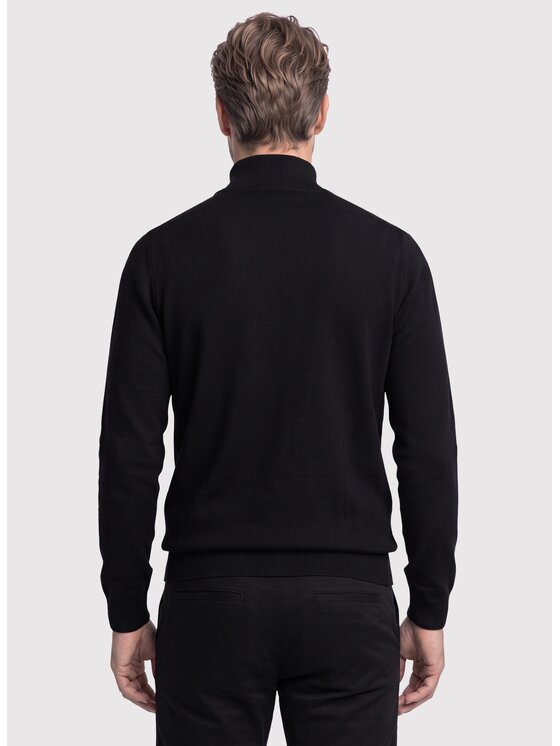 Pako Lorente Pako Lorente Sweter P26WF-2X-027 Czarny Straight Fit