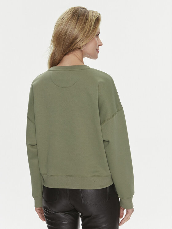 Guess Guess Sweatshirt Pony W4RQ13 KC5H2 Grün Regular Fit