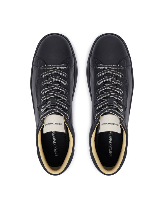 Emporio Armani Emporio Armani Sneakersy EM006509 AF27359 Granatowy