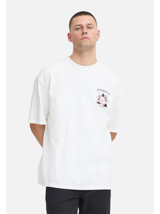 Blend Blend T-shirt 20717773-110602 Bianco Regular Fit