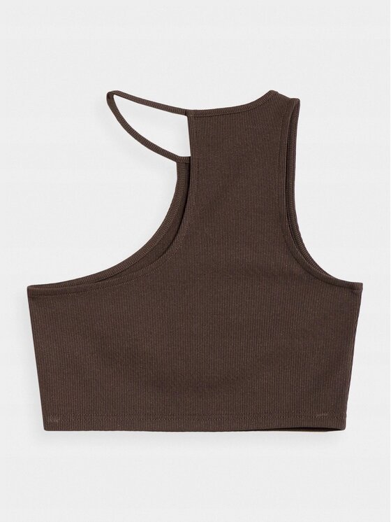 4F 4F Reggiseno top 4FAW22TTSHF634-80S Marrone Regular Fit