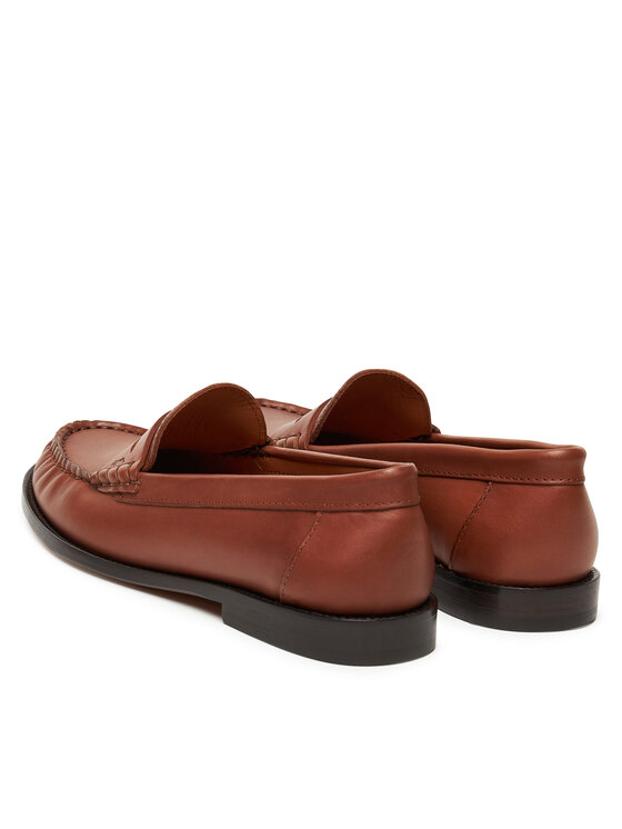 Polo Ralph Lauren Polo Ralph Lauren Mokasyny Calfskin Penny Loafer 818961942001 Brązowy