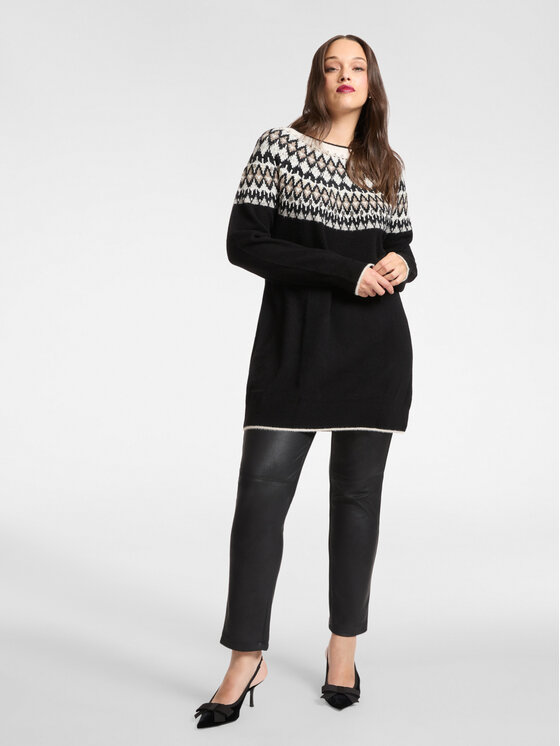 Elena Mirò Elena Mirò Pantaloni di tessuto P063Z000140N033 Nero Slim Fit