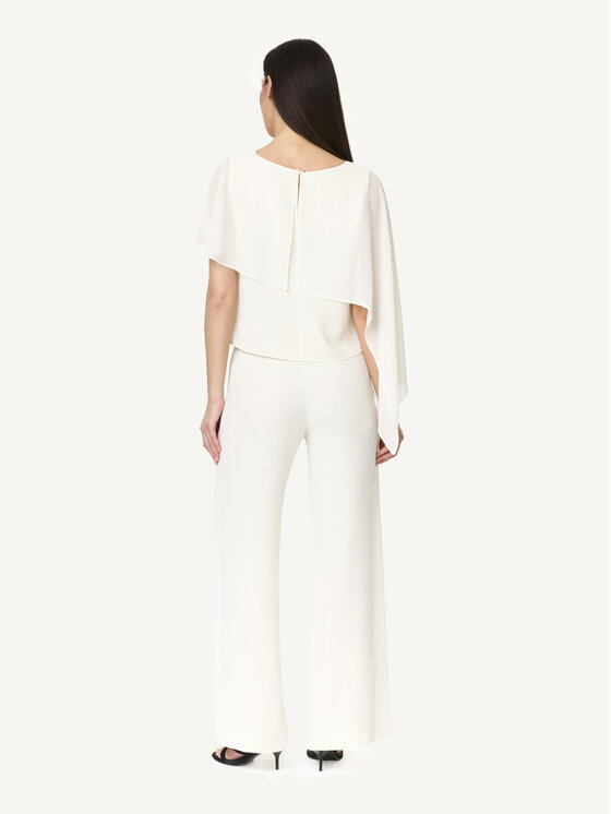 KMX KMX Bluzka 504110009 Écru Loose Fit