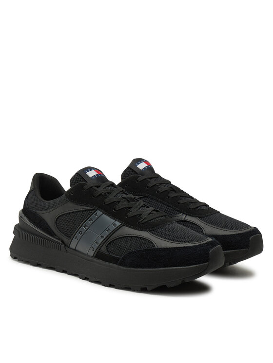Tommy Jeans Tommy Jeans Laisvalaikio batai Tjm Technical Runner Ess EM0EM01537 Juoda