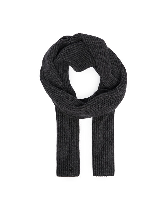 Calvin Klein Calvin Klein Κασκόλ Ck Metal Wool Rib Scarf LV04D8056G Γκρι