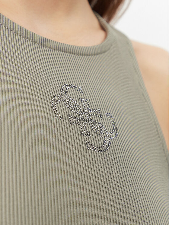 Guess Guess Top W5GP57 KCV52 Grün Slim Fit