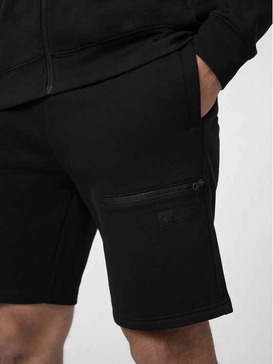 4F 4F Αθλητικό σορτς 4FSS23TSHOM057 Μαύρο Regular Fit
