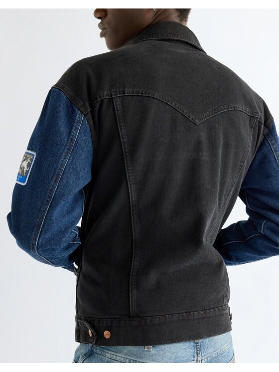 Wrangler Wrangler Kurtka przejściowa TRAILRIDER JACKET Niebieski Regular Fit