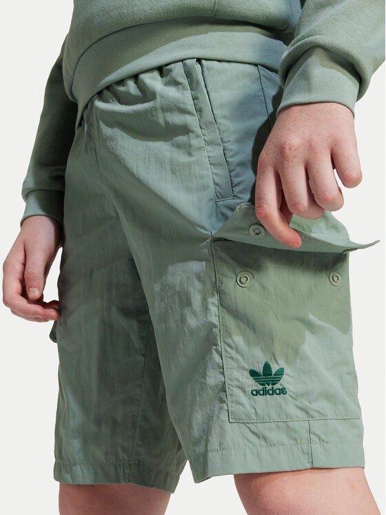 adidas adidas Szorty sportowe Cargo JC8428 Zielony Regular Fit