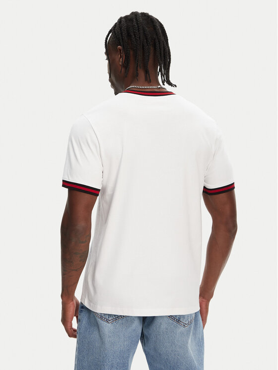 Hunter Hunter T-shirt Eigg Ringer HARM0032251 Bianco Regular Fit