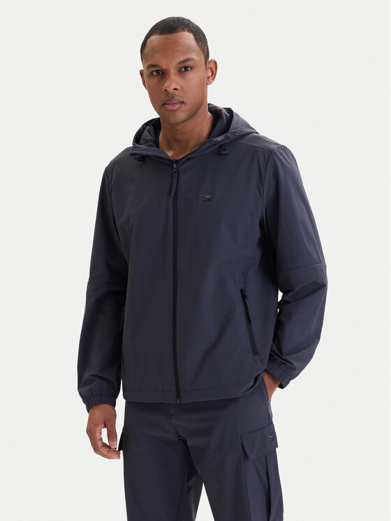 Aeronautica Militare Aeronautica Militare Jakna protiv vjetra 261AB3051UCT04291 Tamnoplava Regular Fit