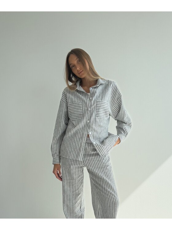 Le Songe Le Songe Koszula RINA Szary Oversize