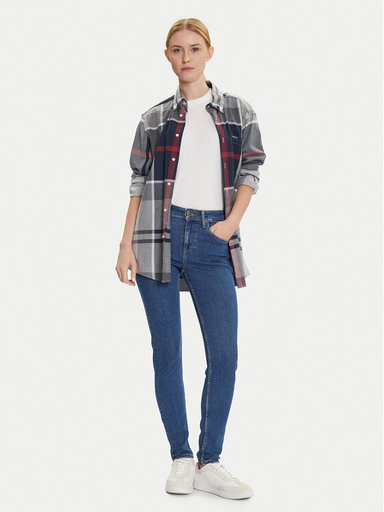 Lee Lee Jeansy 112363594 Niebieski Skinny Fit
