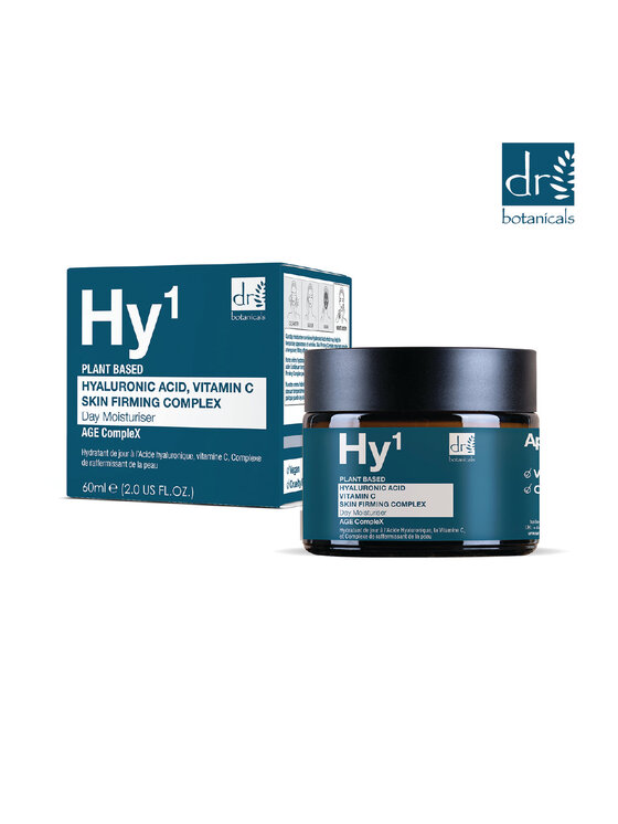 Dr Botanicals Dr Botanicals Krem na dzień z 1% kwasem hialuronowym, 1% witaminą C i kompleksem ujędrniającym 1% 60 ml Krem na dzień