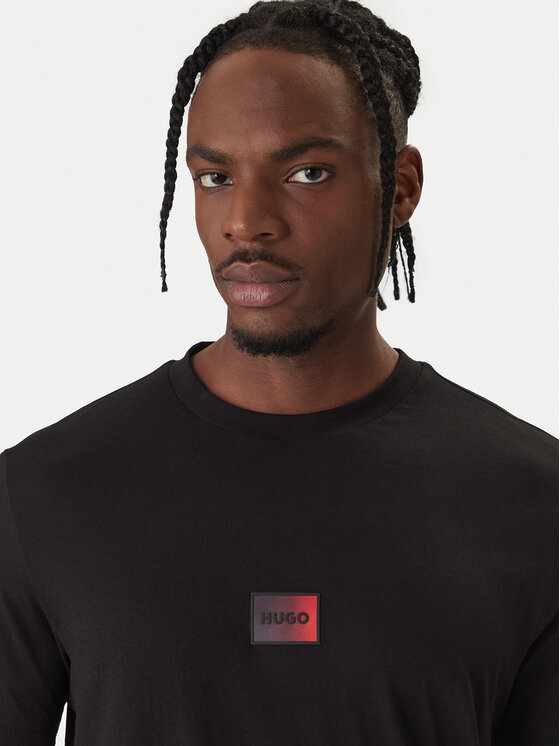 HUGO HUGO T-krekls Danotie 50553124 Melns Regular Fit