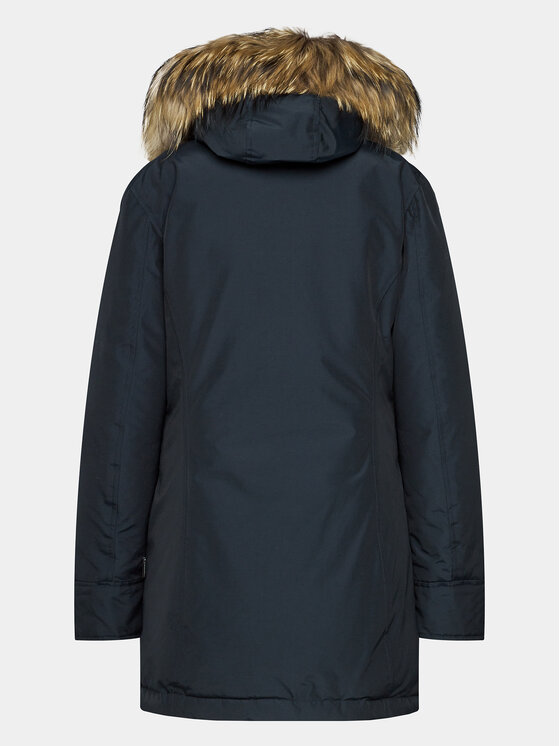 Woolrich Woolrich Pehelykabát Arctic Raccoon CFWWOU0538FRUT0001 Sötétkék Regular Fit