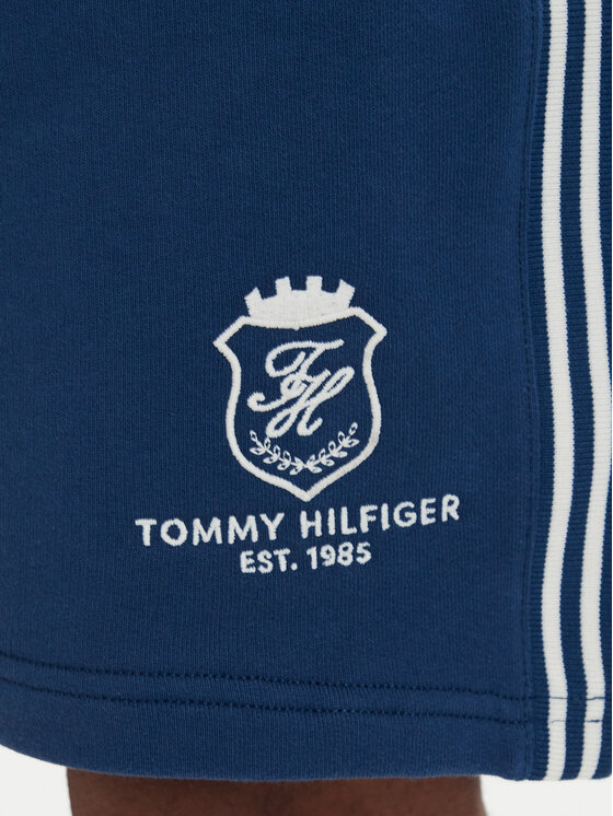 Tommy Hilfiger Tommy Hilfiger Szorty sportowe Crest Embroidery MW0MW42878 Niebieski Relaxed Fit