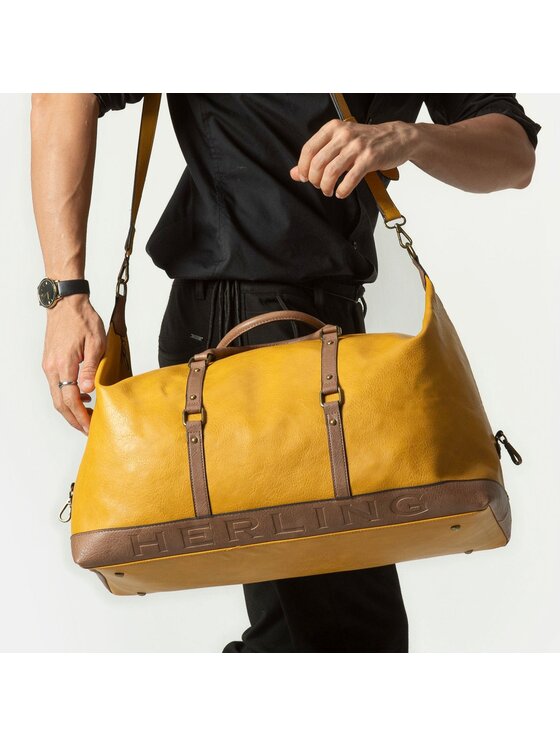 Herling Herling Borsa da viaggio Favrier Giallo