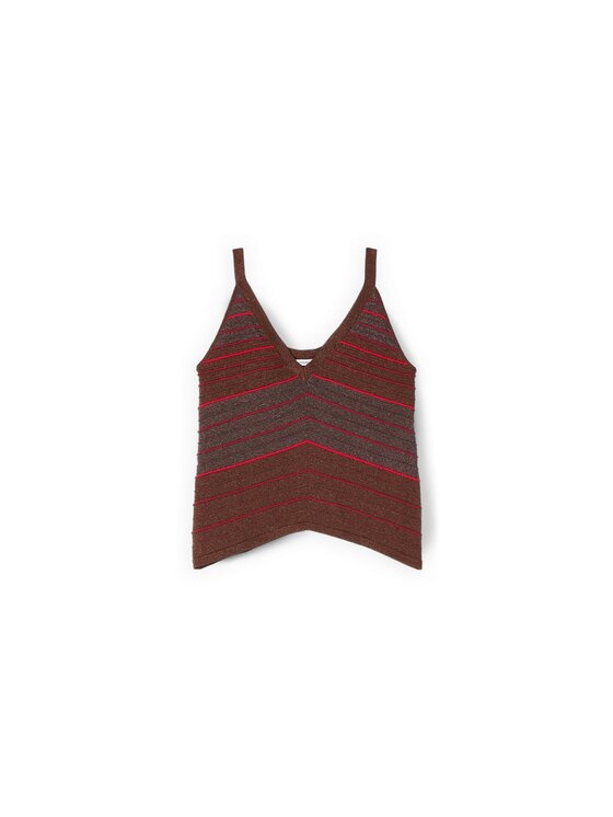 Motivi Motivi Sweter M238W003948N0V2 Brązowy Regular Fit