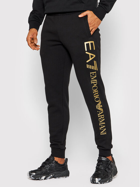 EA7 Emporio Armani Teplákové nohavice 8NPPB5 PJ07Z 1203 Čierna Regular Fit