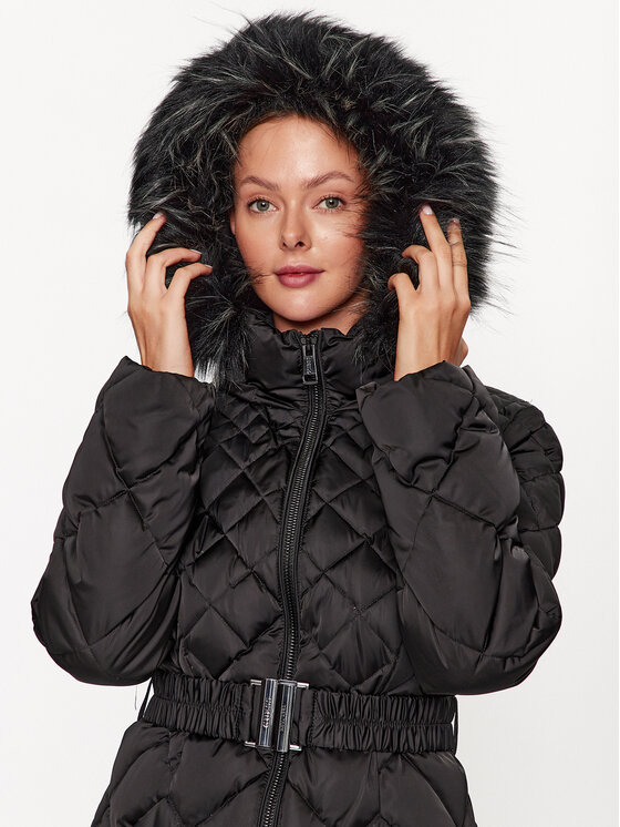 Guess Guess Cappotto invernale Olga W3BL36 WEX52 Nero Regular Fit