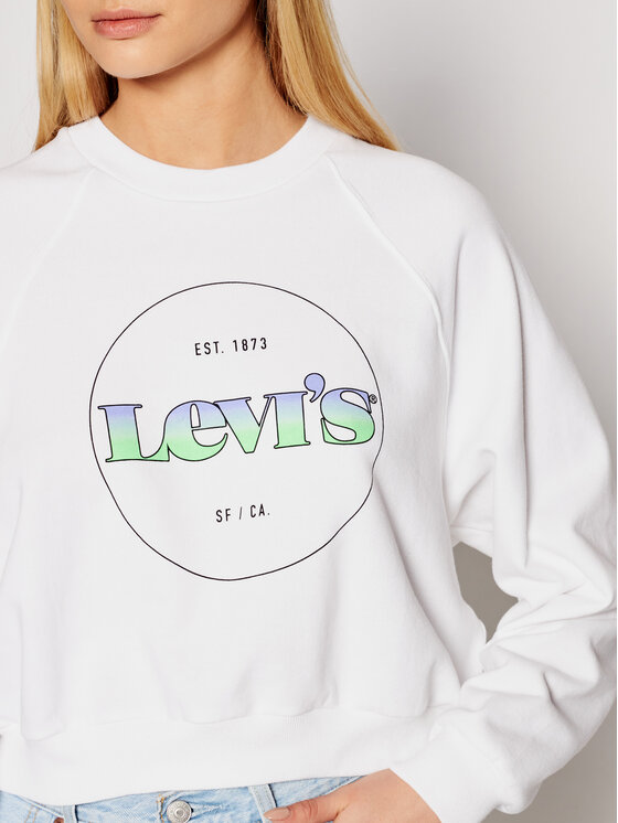 Felpa Vintage 18722-0013 Bianco Regular Fit