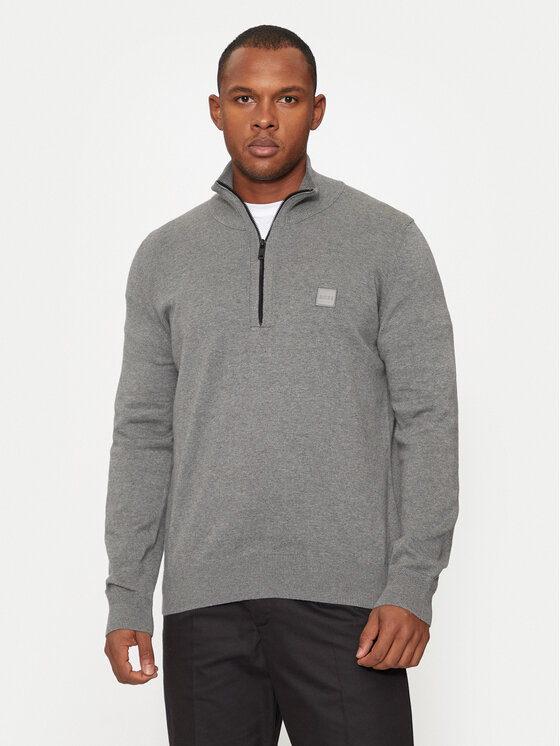 BOSS Boss Pullover Kanobix_S 50527585 Grau Regular Fit