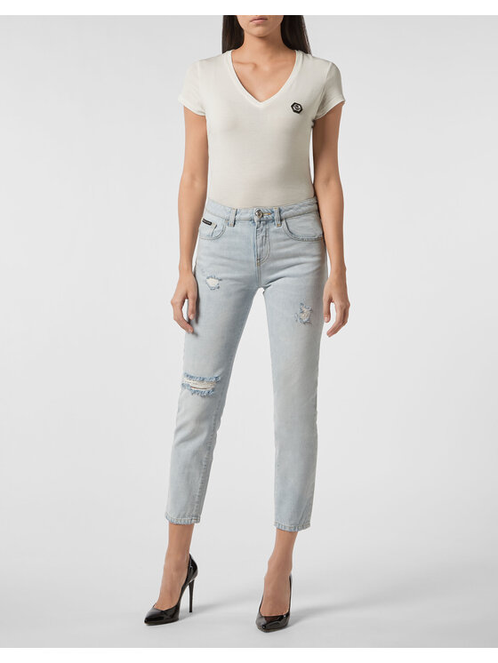 PHILIPP PLEIN PHILIPP PLEIN Jeansy 30911 Šedá