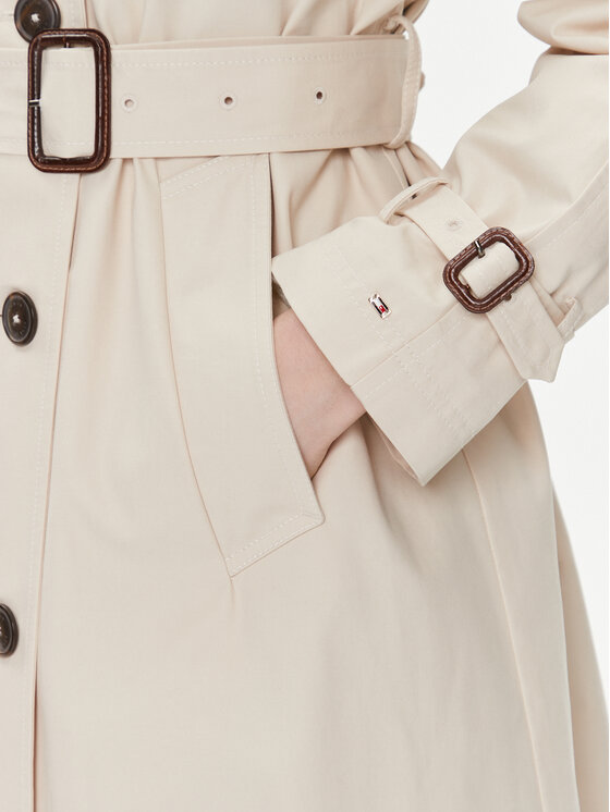Tommy Hilfiger Tommy Hilfiger Trenčas WW0WW38947 Smėlio Regular Fit