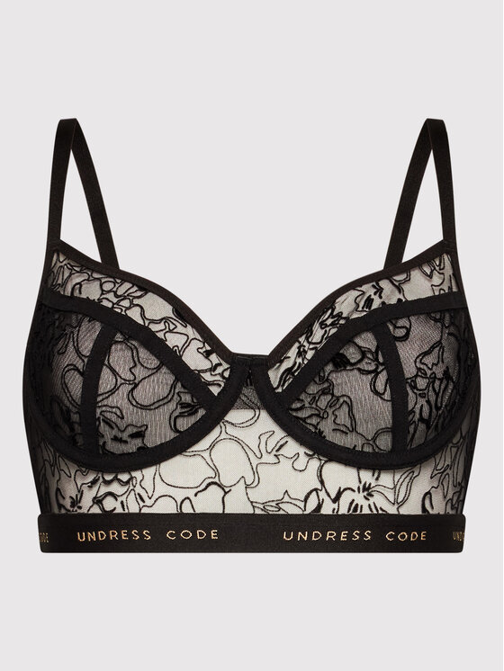 Undress Code Undress Code Reggiseno con ferretto In The Clouds 389 Nero
