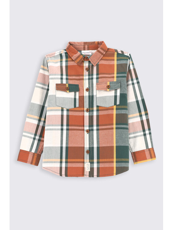 Coccodrillo Coccodrillo Koszula ZC2136101FOK-022 Kolorowy Regular Fit