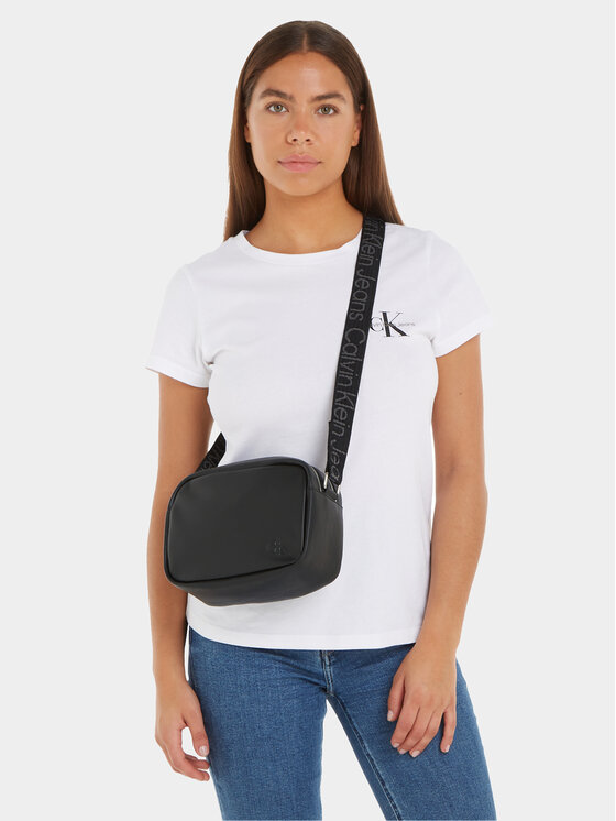 Calvin Klein Jeans Calvin Klein Jeans Geantă Ultralight Dblzip Camerabag21 Pu K60K611554 Negru